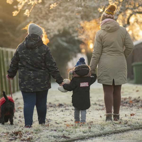 Amy, Kirstie and Archie